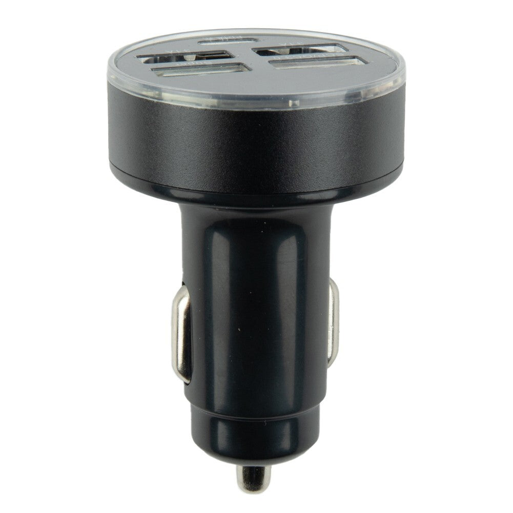 Reliable and efficient 150W fast car charger with 4 USB ports.
