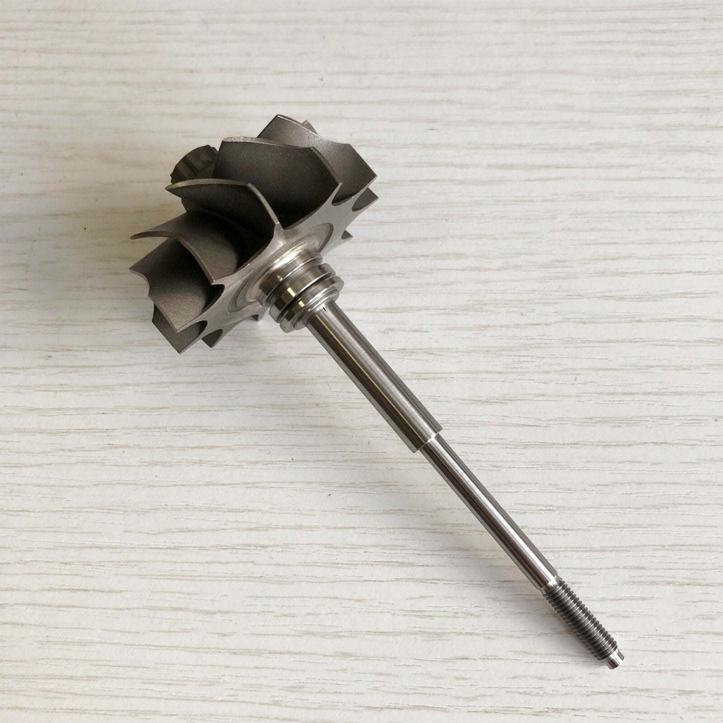TD04HL 45.65/52 mm 11 blades 97 mm shaft length turbine wheel/turbine shaft and wheel