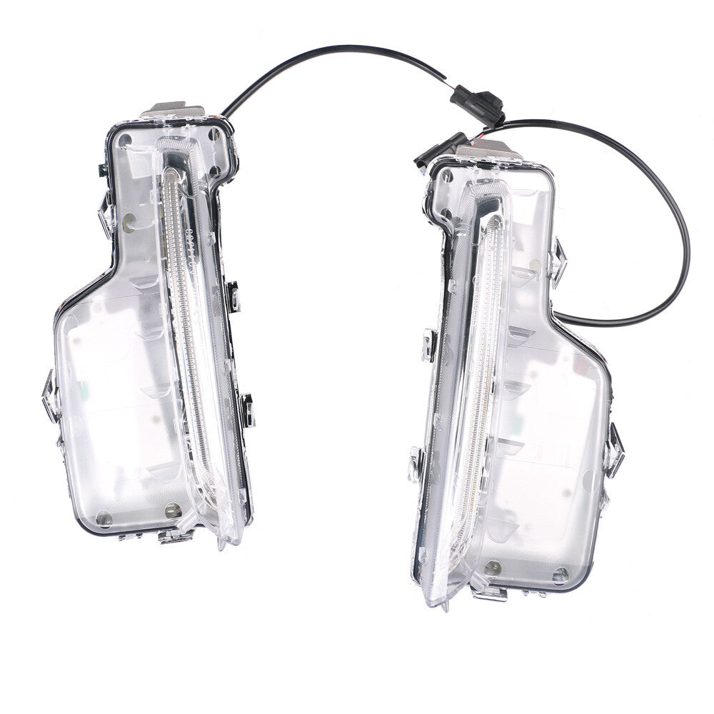 1 Pair Front Bumper Light Lamp Clear Lens for Volvo S60 2014 2015 2016 2017 2018