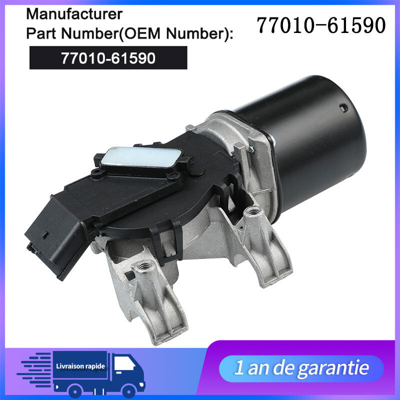 MOTEUR ESSUIE GLACE AVANT POUR for RENAULT CLIO 3 III 2005-2012 BR0 1.2 16V NEUF