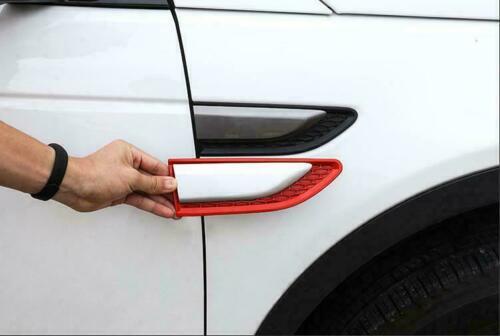 2Pcs Red Side Air Flow Vent Fender Trim for Land Rover Discovery Sport 2015-2021