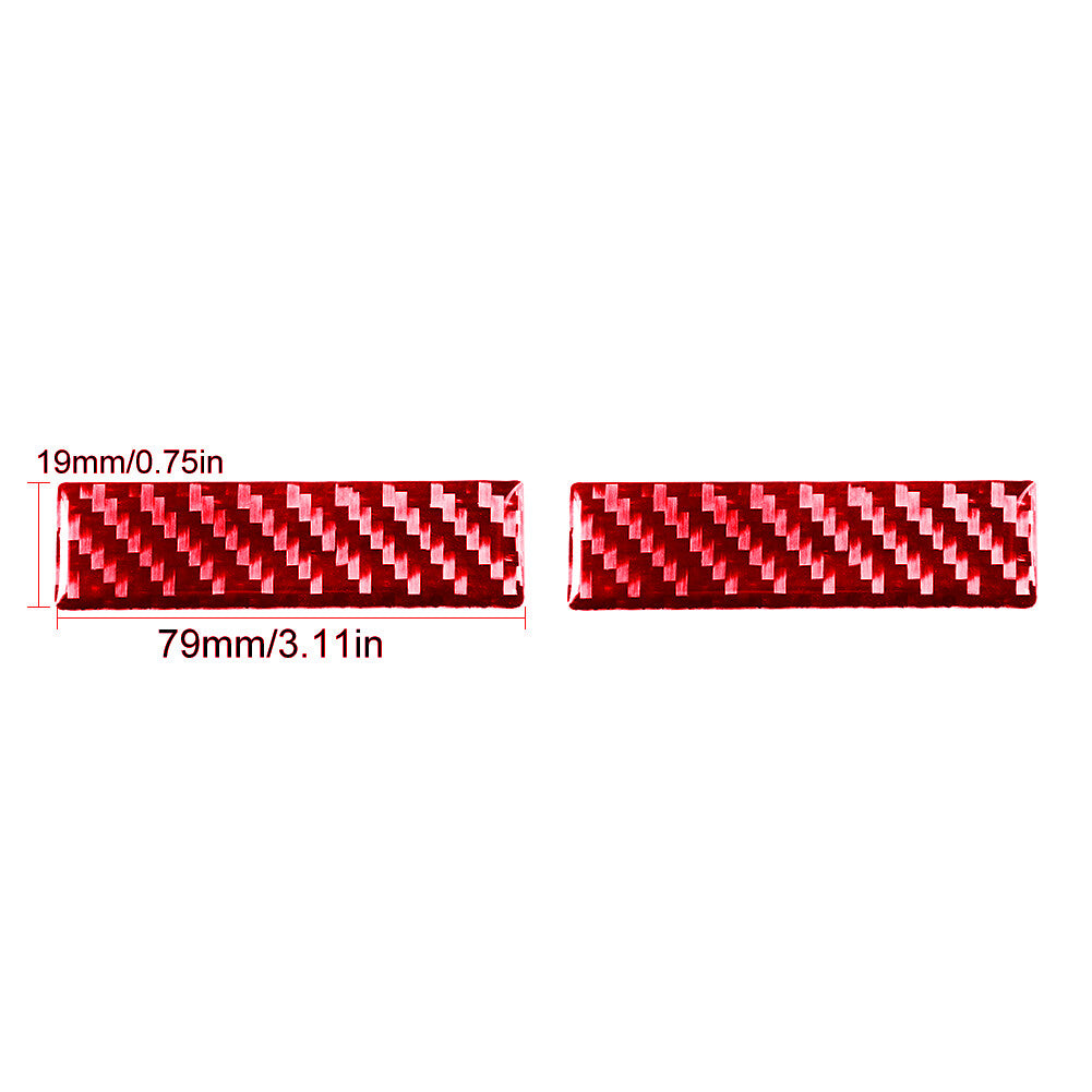 Red Carbon Fiber Watercup Holder Cover Trim for Porsche Boxster / 996 1998-2004