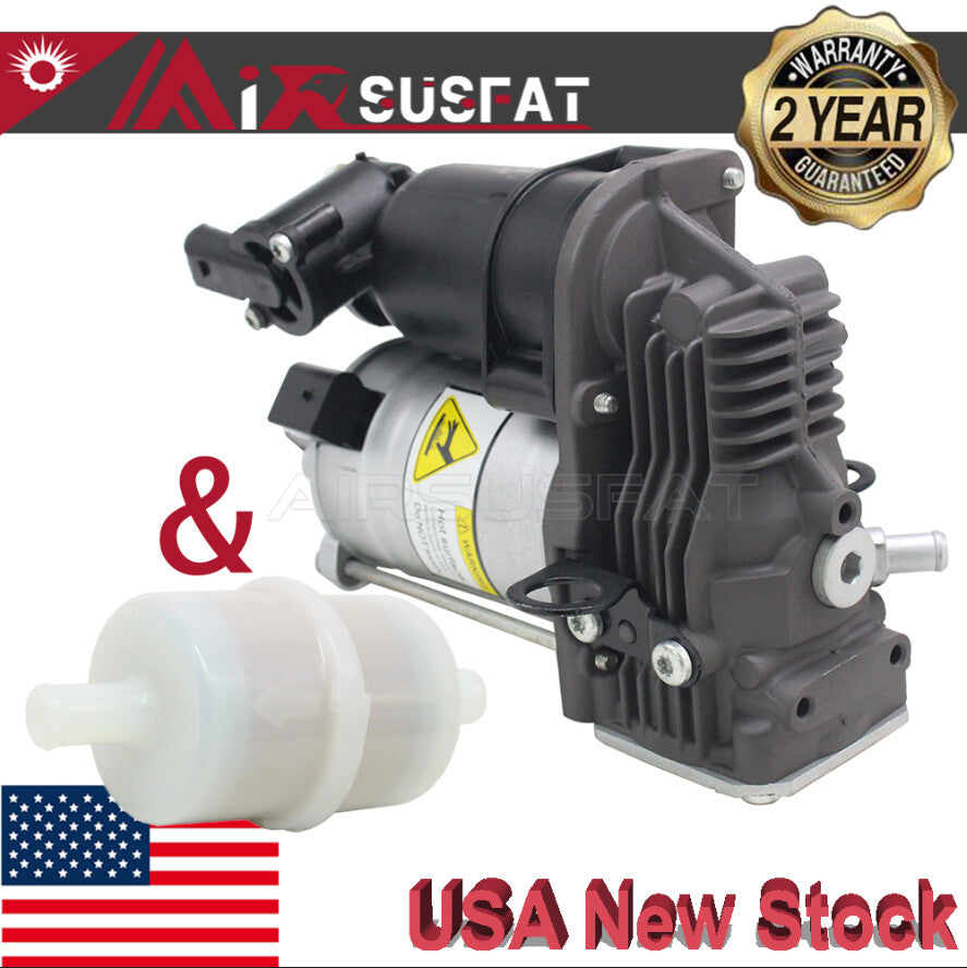 for Mercedes ML GL W166 X166 GL450 GL550 Air Suspension Compressor + Filter