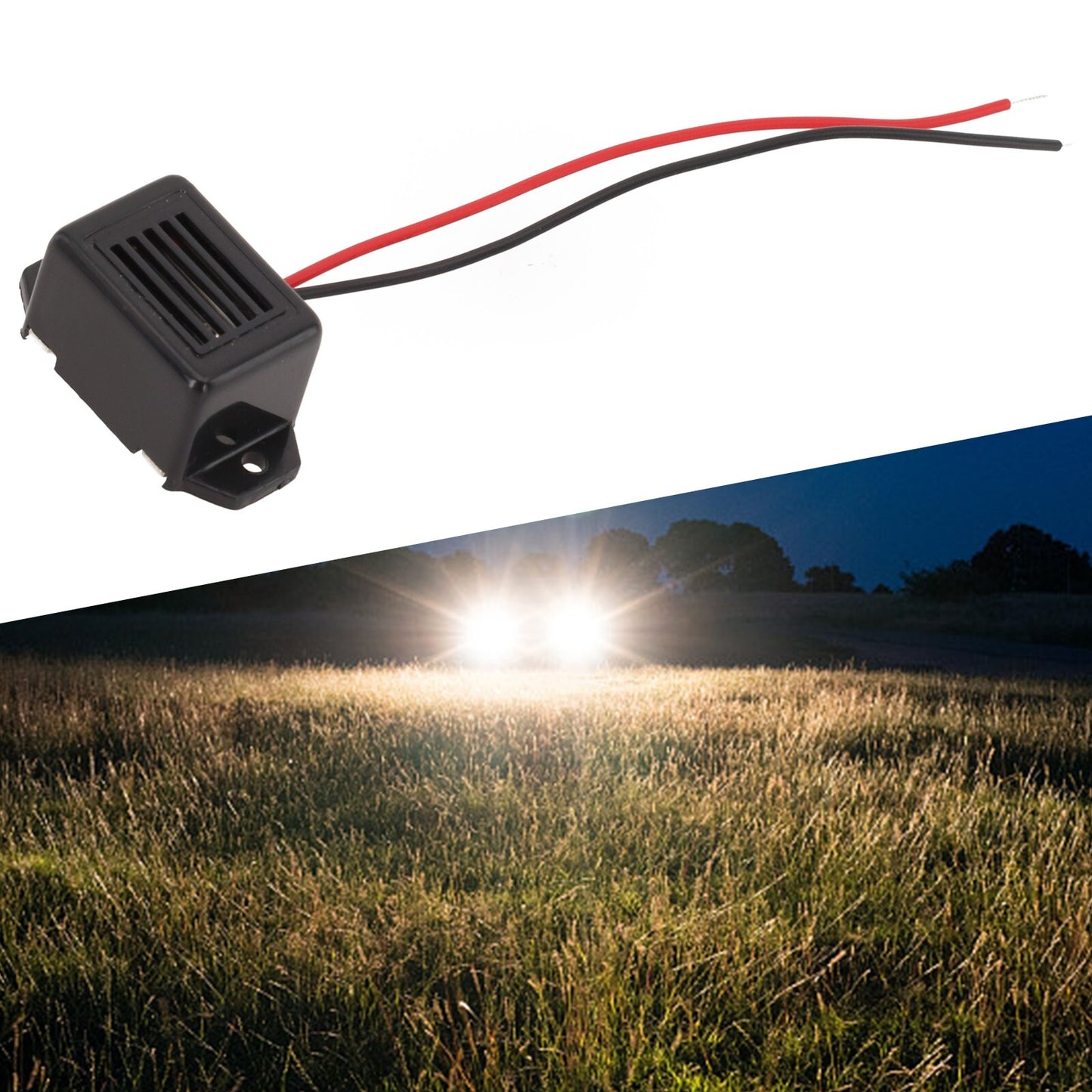 Black car automatic lighting Warner control buzzer buzzer 12V adapter cable tool