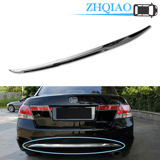 1pcs Chrome Rear Lower Trunk Bumper Cover Trim Fits for Honda Accord Sedan 2008-2012