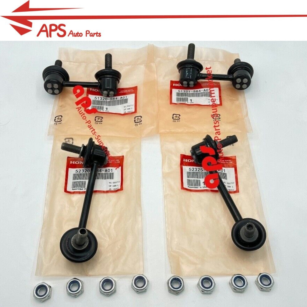 Equipment Manufacturer 4-Piece Front and Rear Rocker Stabilizer End Chain Kit for 98-02 Accord TL CL