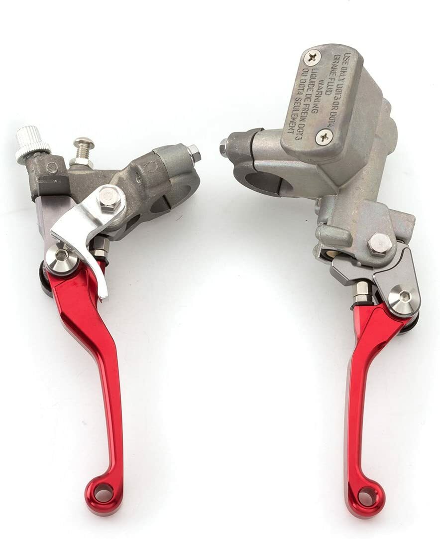 Brake Master Cylinder Clutch Perch Levers Kit for Kawasaki BN125 Eliminator 01-0