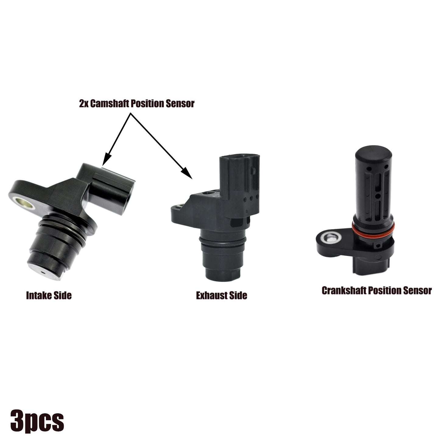 3pc Cam/Crankshaft Position Sensor for Honda Accord for Civic Element for Acura Tsx