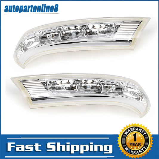 1. Dual LED turn signals on left and right side mirrors, suitable for Hyundai Santa Fe 2007-12