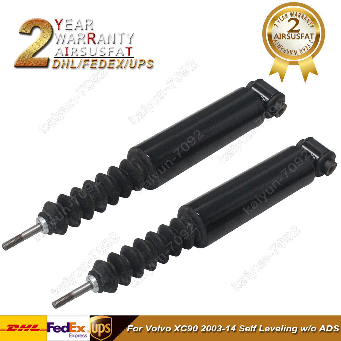 for Volvo XC90 2003-14 Self Leveling w/o ADS Rear LeftRight Shock Core 30683451