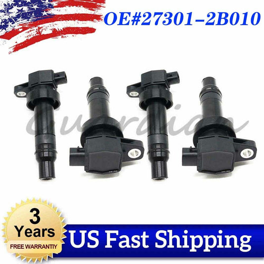 4X 27301-2B010 ignition coils are suitable for Hyundai i20 i30 1.4 1.6 for Kia Cee'D Soul Venga