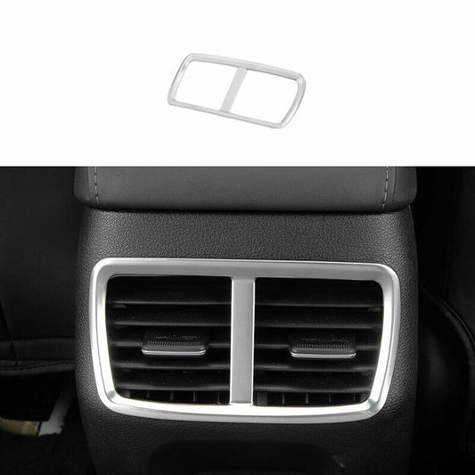 for Hyundai Sonata 2020-2023 Silver Steel Rear Row Air Outlet Vent Cover Trim