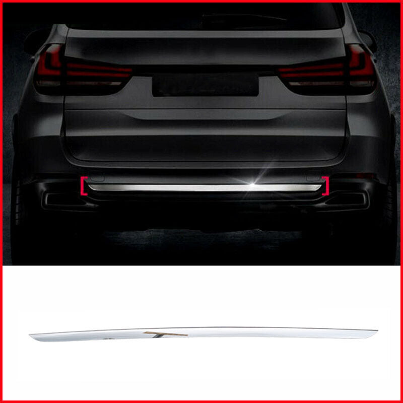 for BMW X5 F15 2014-2017 Chromed Style Rear Bumper Strip Decoration Cover Trim