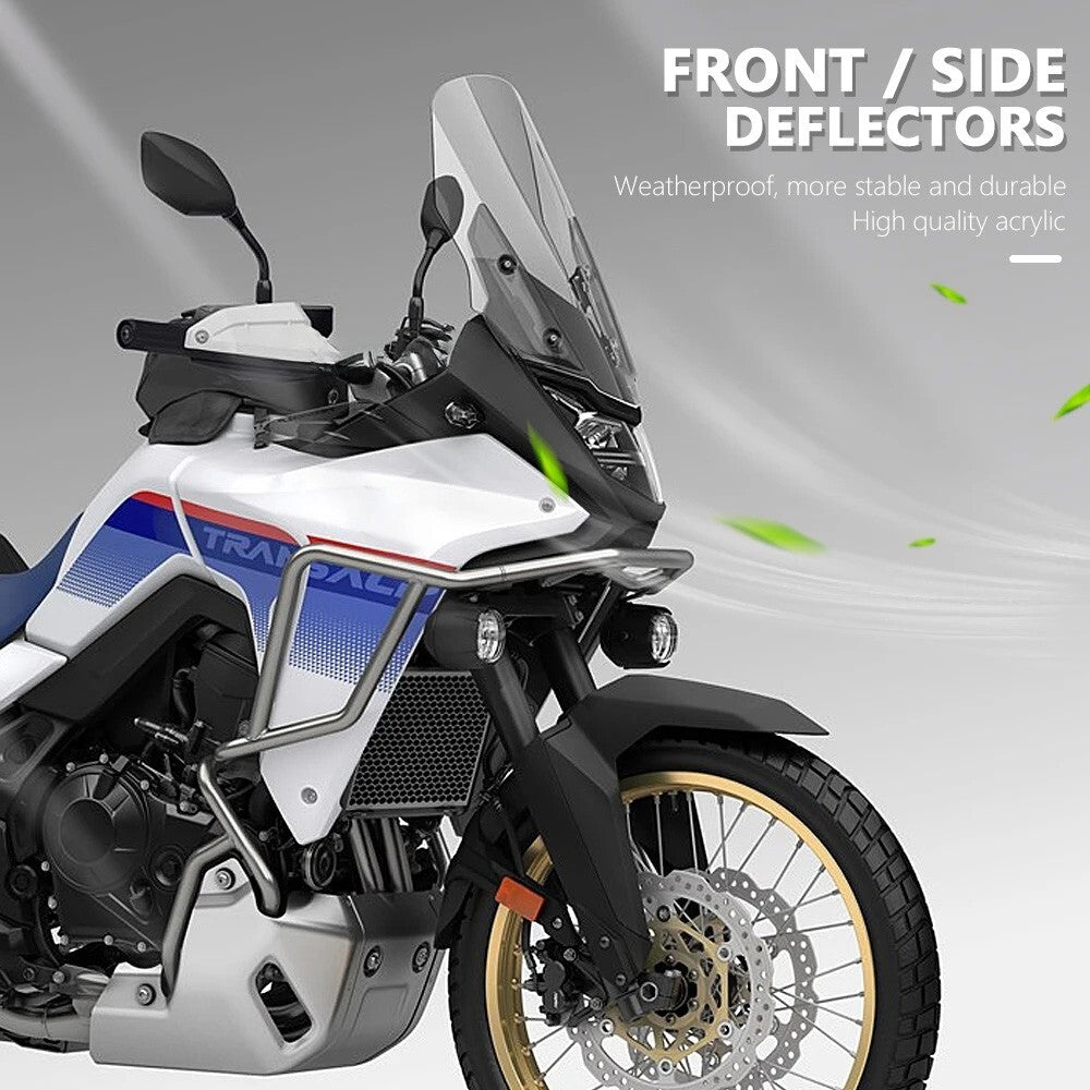 for Honda TRANSALP XL 750 2023 Front Wind deflectors Windshield Windscreen