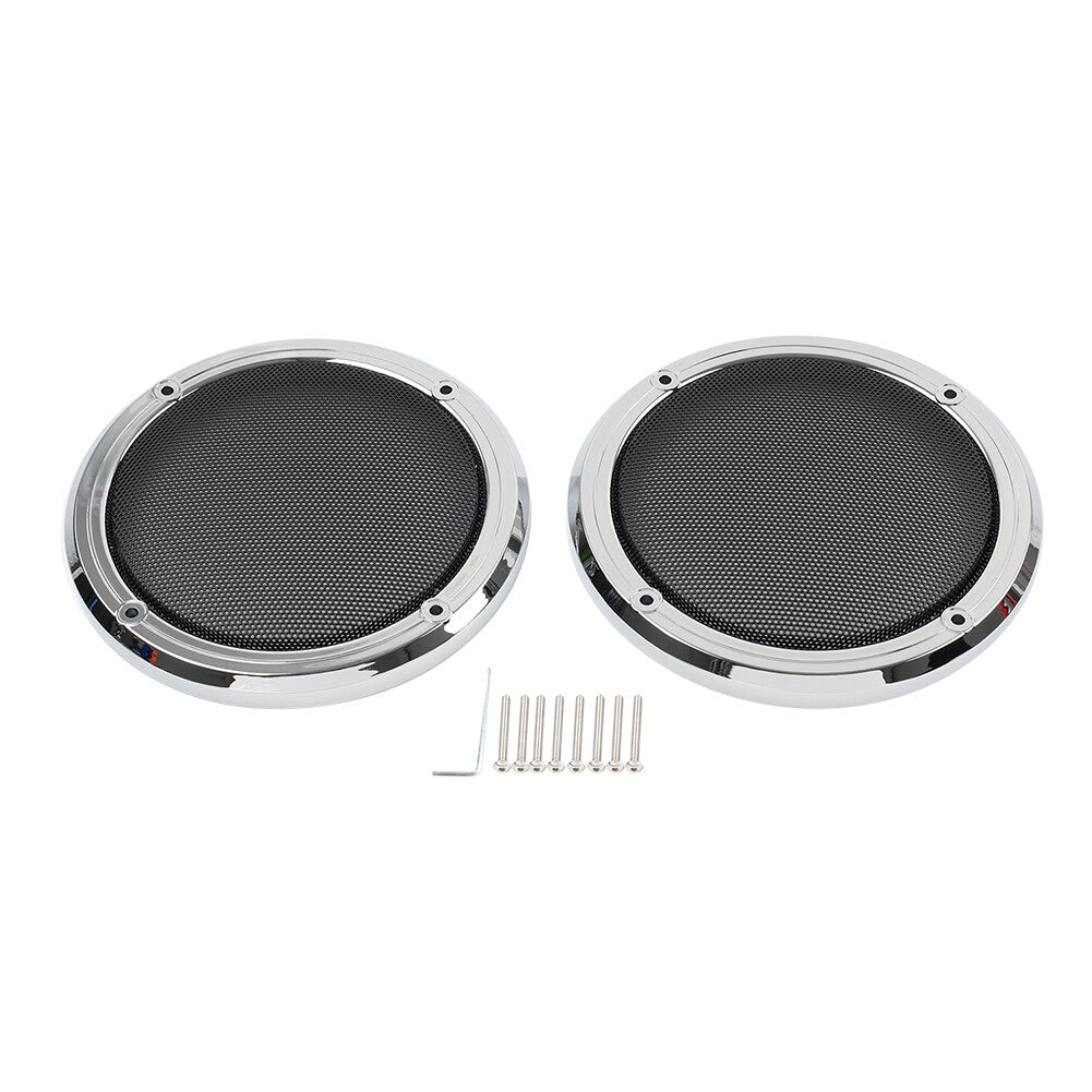 Rear Speaker Grill Mesh Cover Fit for Harley Electra Road Glide FLHTCU FLHTK