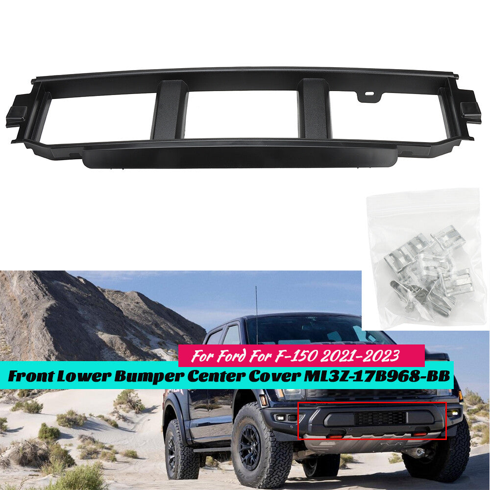 21-23 for Ford F-150 Front Lower Bumper Center Cover ML3Z-17B968-BB
