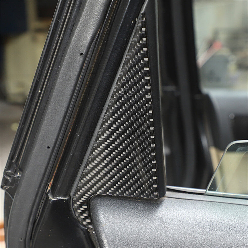 Carbon Fiber Inner Rear C Pillar Triangle Panel Cover for Honda CRV CR-V 2007-11