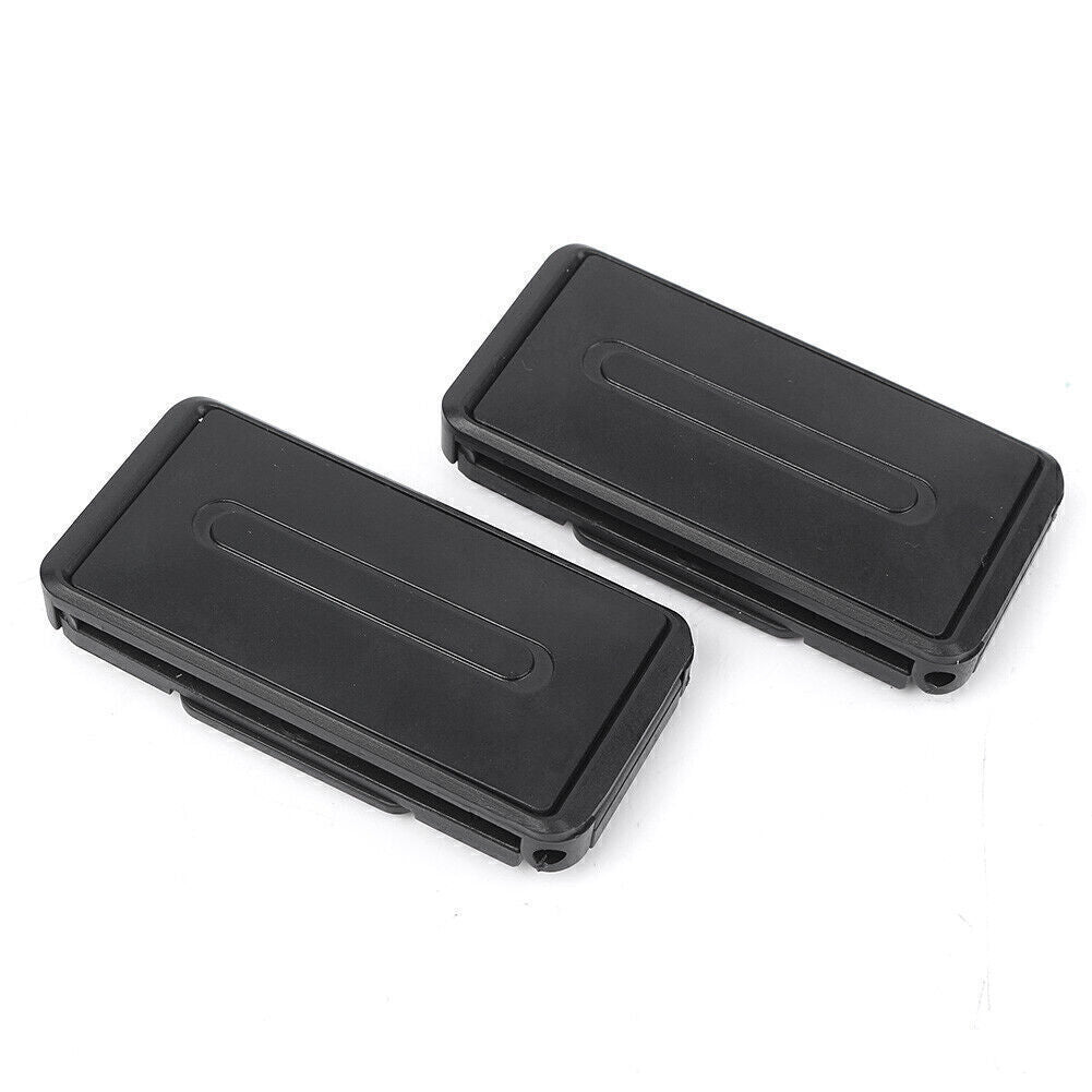Shoulder Tension Adjuster Strap Clamp Car for Seat Belt Clips Black 2pcs Auto