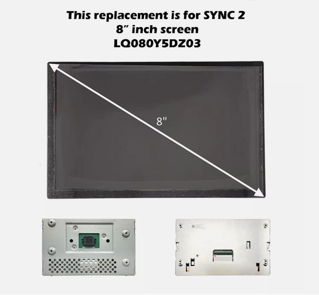 8 Touch Screen LCD Monitor FOR 2011-16 for Ford Edge SYNC 2 for Ford Radio Replacement