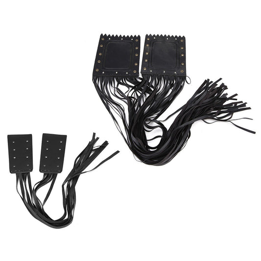 Hot 2pcs Motorcycle Handlebar Tassel Fringe Grip Cover Lever Cover Universal