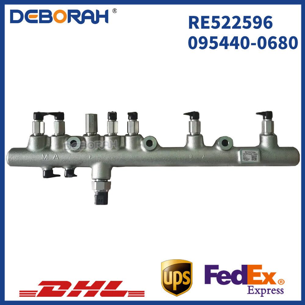 Fuel Rail Assembly RE522596 095440-0680 for Diesel Engine 6068 6.8L