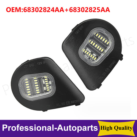 One pair of L+R side mirror puddle lights suitable for 10-19 for Dodge for Ram 1500 2500 3500 4500 5500
