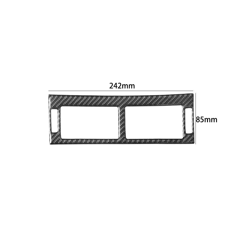 Carbon Fiber Center Air Vent Cover Trim for Land Rover Discovery Sport 2015-2019