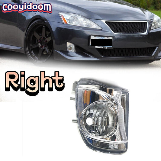 Right front bumper transparent lens fog light for LEXUS IS250 IS350 2006-2010
