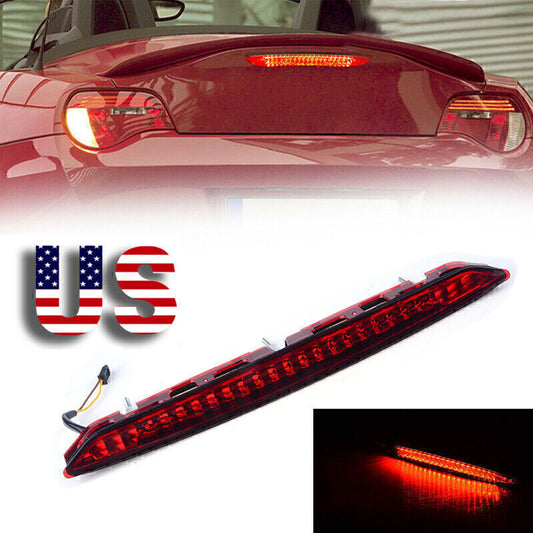 Suitable for BMW Z4 E85 2003-2008, third tailgate red brake stop light for cars and trucks.