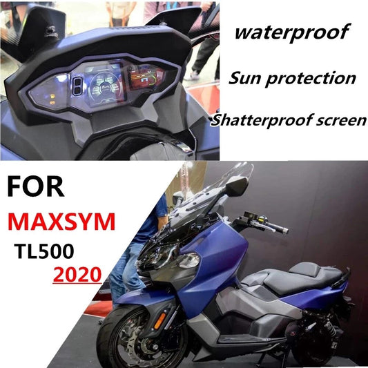 Motorcycle Odometer Film Anti-scratch Screen Protector for SYM MAXSYM TL 500