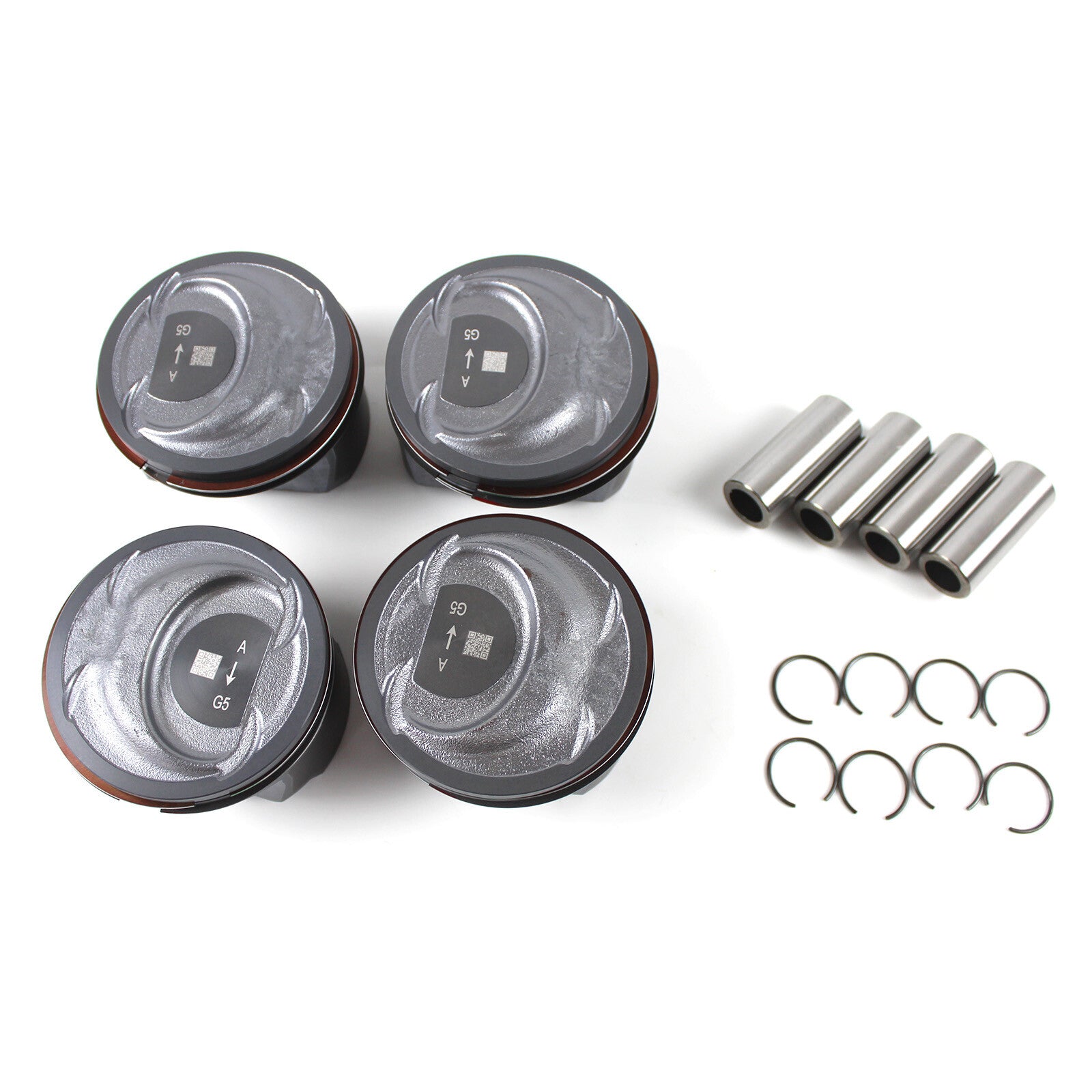 G4KJ Engine Rebuild Overhaul Kit - Main Rod Bearings Kit Piston for Hyundai
