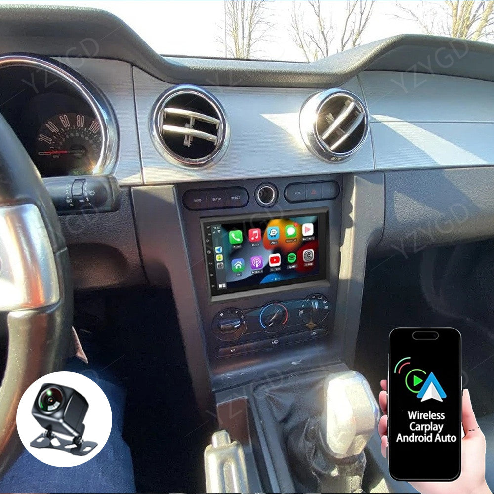 for Ford for Mustang 2005-2009 Stereo Android Auto Carplay Car Radio GPS Navi Screen