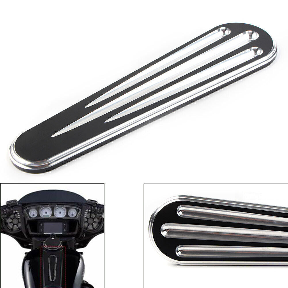 Fit for Harley Electra Street Glide CVO Ultra Classic FLHT CNC Dash Insert Cover UK