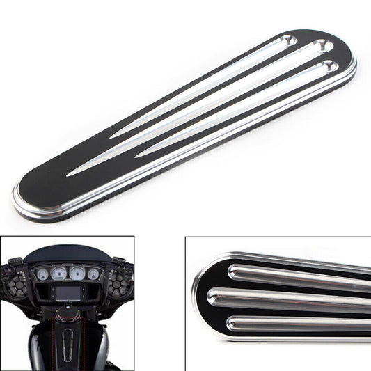 Fit for Harley Electra Street Glide CVO Ultra Classic FLHT CNC Dash Insert Cover UK