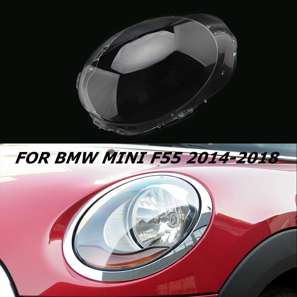 Driving car parts for BMW for Mini F55 2014-2018: Transparent left headlight lens cover (USA)