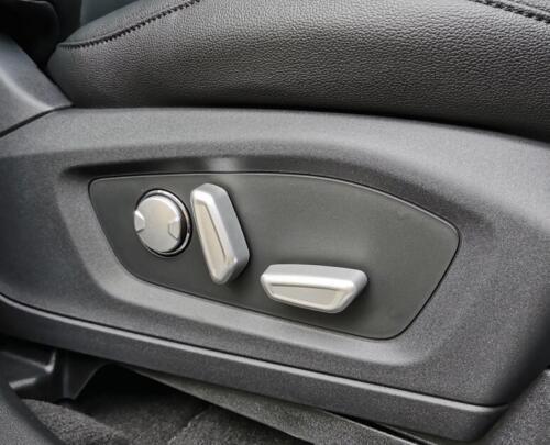 for Ford Explorer 2020-2022 Matt Silver ABS for Seat Adjust Handle Button Cover Trim