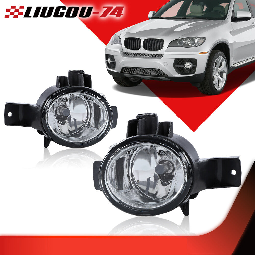 One pair of fog lights (LH+RH) suitable for BMW X6 E71 E72 (2008, 2009, 2010, 2012, 2013-).
