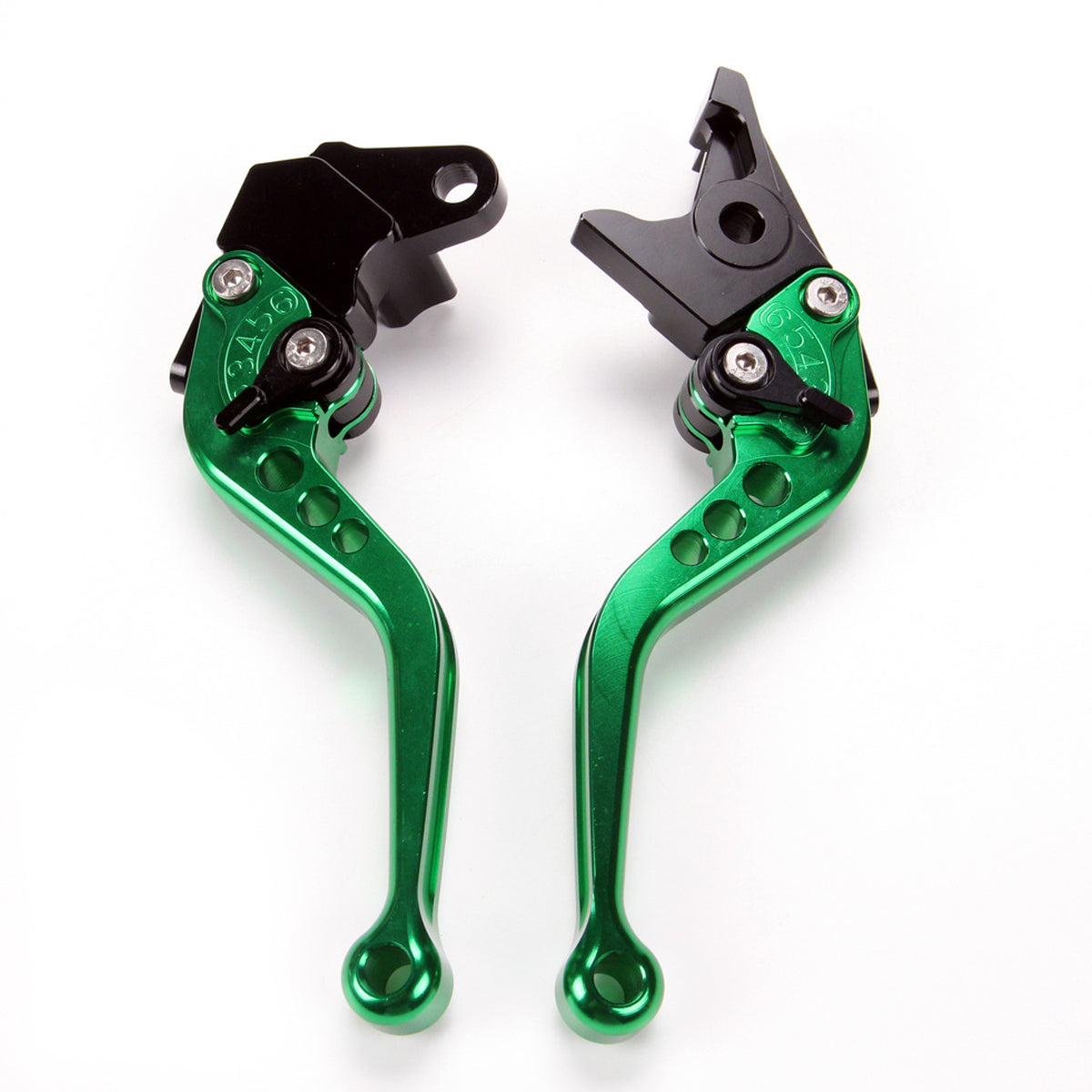 US Short Anodized Brake Clutch Levers for KAWASAKI 650R/ER-6N/F 650