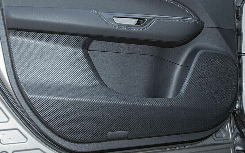 for Lexus NX 250 350h 450h 22-24 Carbon Fiber Door Anti-Kick Panel Guard Trim 4P