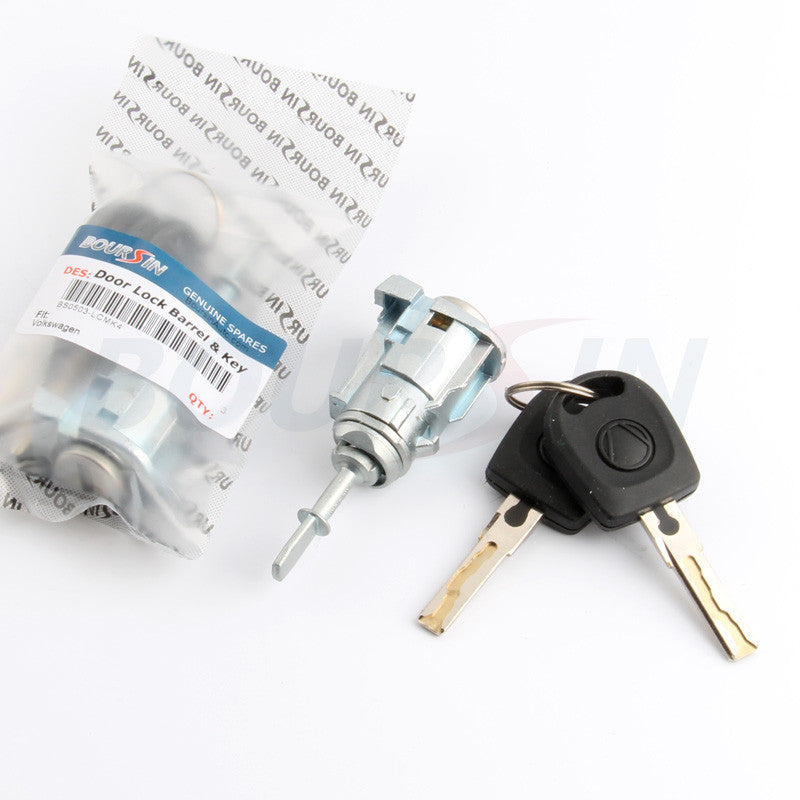 Fits 1998-05 for VW for Passat Door Lock Cylinder With 2 Keys Driver Left Side