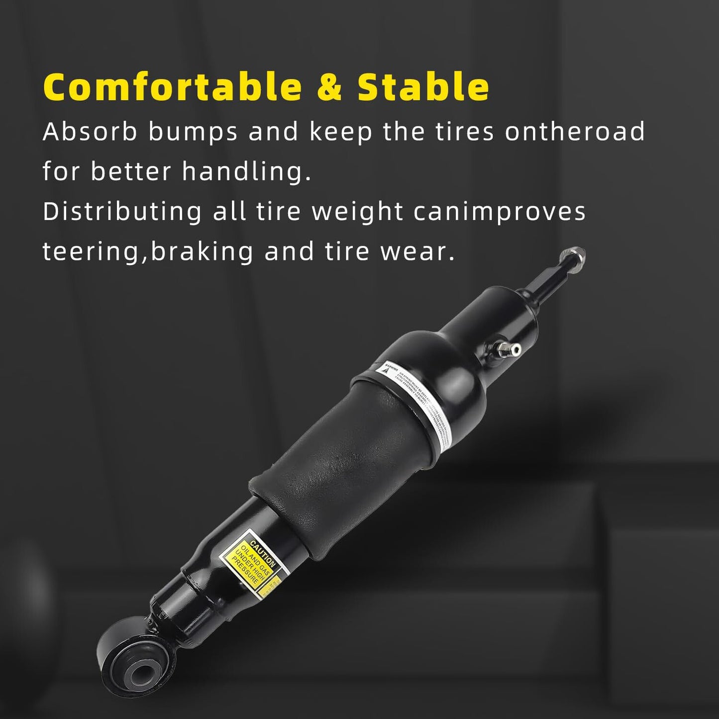 4-piece Assys front and rear shock absorber struts with electronic control for Lincoln MKC 2.0L and 2.3L (2015-2019)