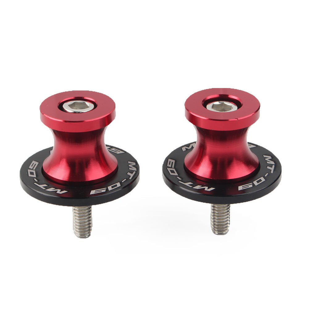 6MM CNC Schwingenspulen Slider f¨¹r for YAMAHA MT-09 FZ09 2013-2022 Motorrad Rot