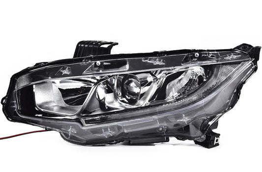 new LED DRL side headlights with halogen projector headlights suitable for 2016-2021 for Honda Civics.