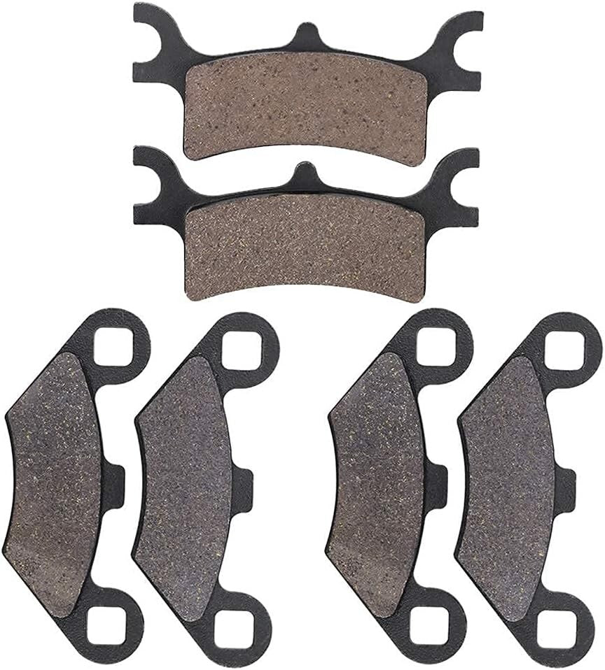 Front and Rear Brake Pads for Polaris Scrambler 500 Twin 700 EFI MV Twin 800