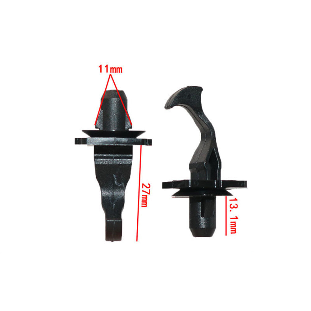 3 Round Hole Car Windshield Interior A-Pillar Panel Trim Clips for Toyota