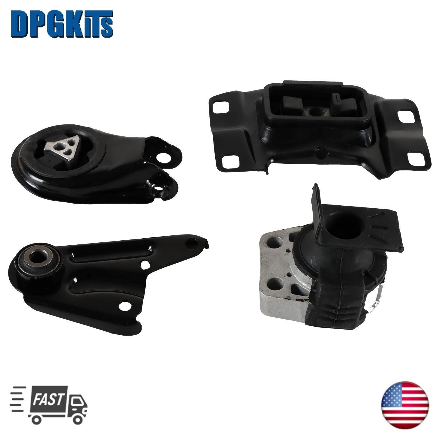 4Pcs Engine Motor  Trans Mounts for Mazda 3 2004-2009 5 2006-2010 L4 2.0L 2.3L