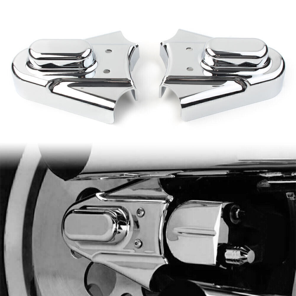 Chrome for Phantom Swingarm Axle Covers Fit for Harley Heritage Softail FXST/C 1986-2007