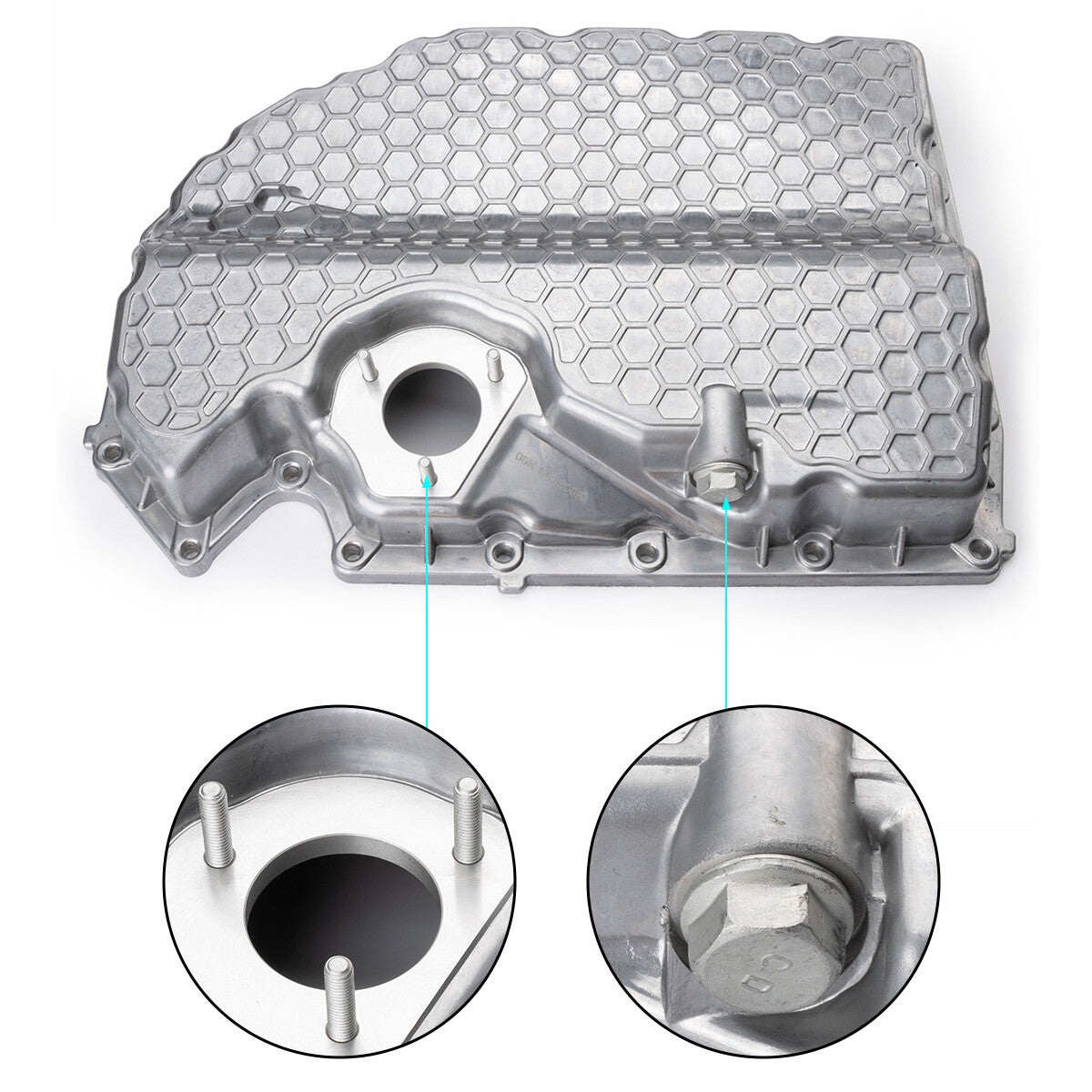 Suitable for Volkswagen GTI, for Golf for Tiguan , for Audi A3 TT 06K103600R aluminum lower engine oil pan.