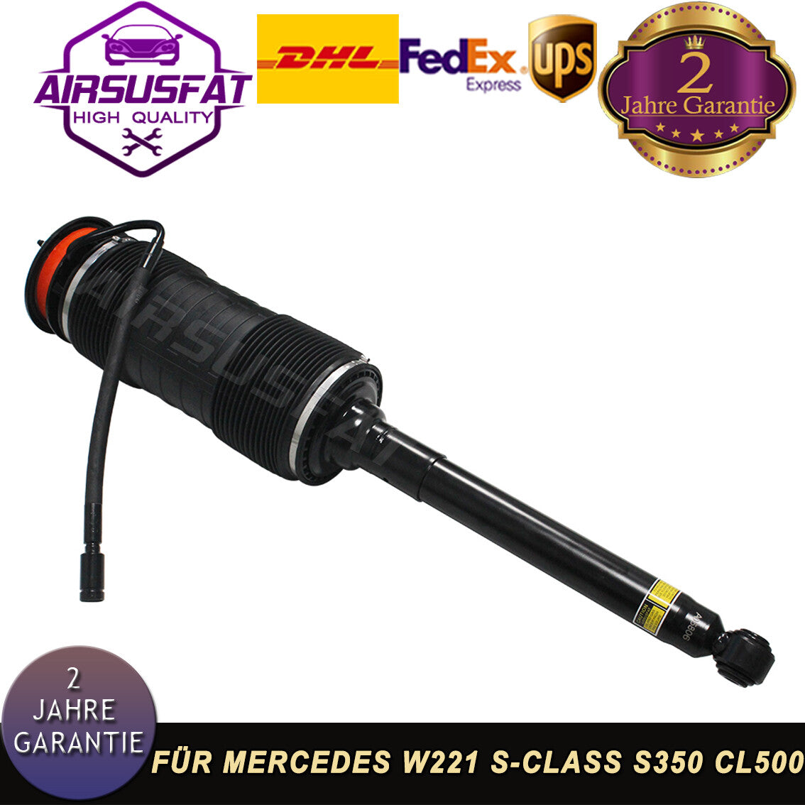 for Mercedes-Benz S CL class W221 C216 rear left ABC hydraulic strut