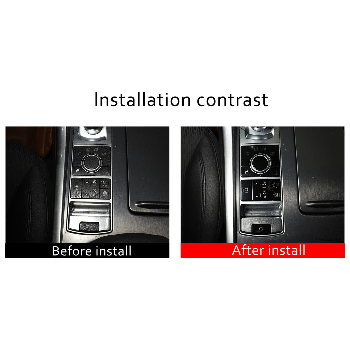 Carbon fiber gear shift head sleeve is suitable for BMW Sport F10 F20 F26 F30 F31 F34
